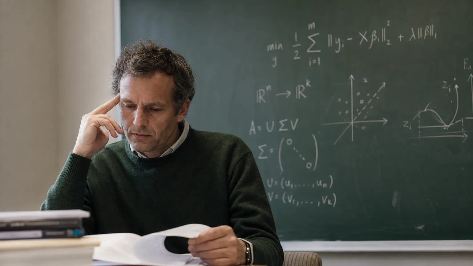 صورة توضيحية مُولّدة بالذكاء الاصطناعي: Editorial image for Thomas Strohmer's "Mathematics of Data Science" Puts the Theory Back Under the Hood of AI