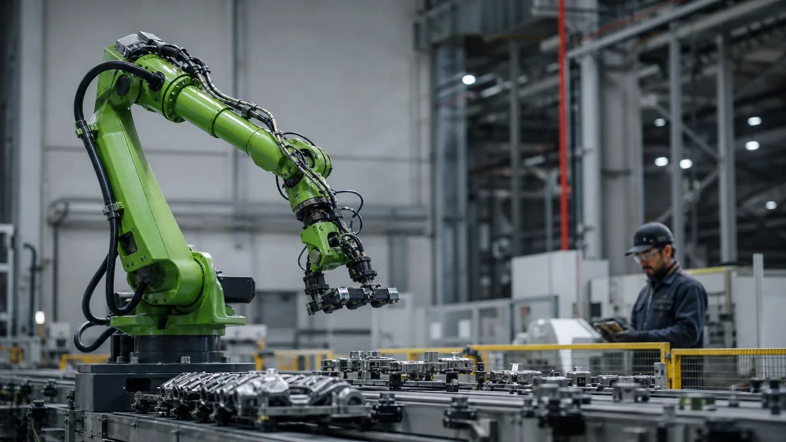 صورة توضيحية مُولّدة بالذكاء الاصطناعي: Editorial image for Walden Robotics Emerges From Stealth With $300M and a Toyota Factory Already Running Its Robots