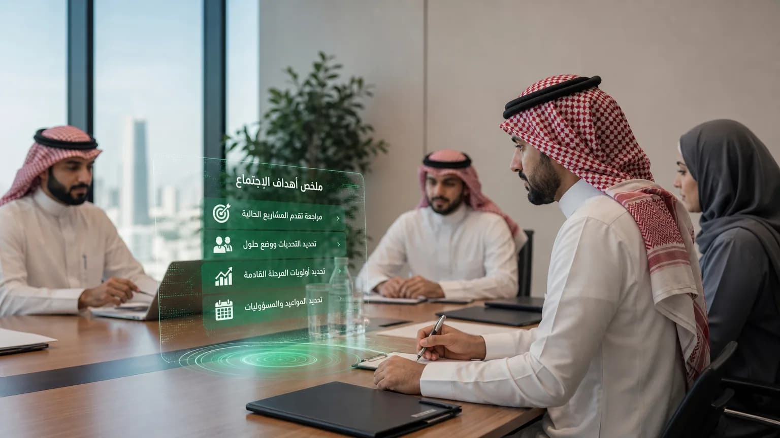 Editorial image for أدوات تلخيص الاجتماعات بالذكاء الاصطناعي بالعربية: كيف تعمل وما يجب معرفته قبل استخدامها