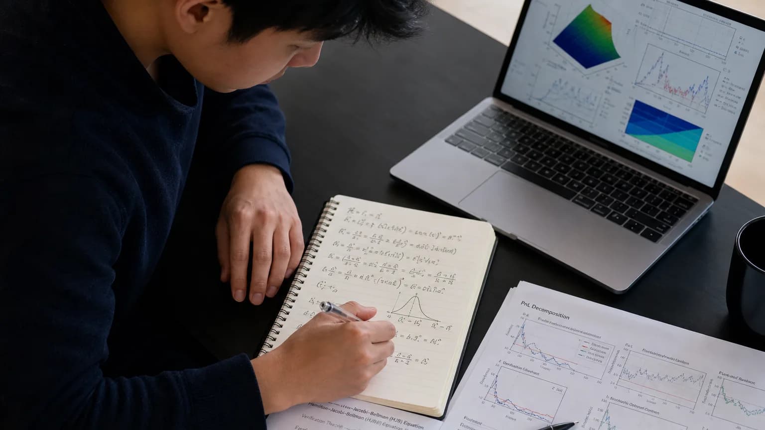 صورة توضيحية مُولّدة بالذكاء الاصطناعي: Editorial image for A New Mathematical Blueprint for Market Making in Crypto's Perpetual Futures
