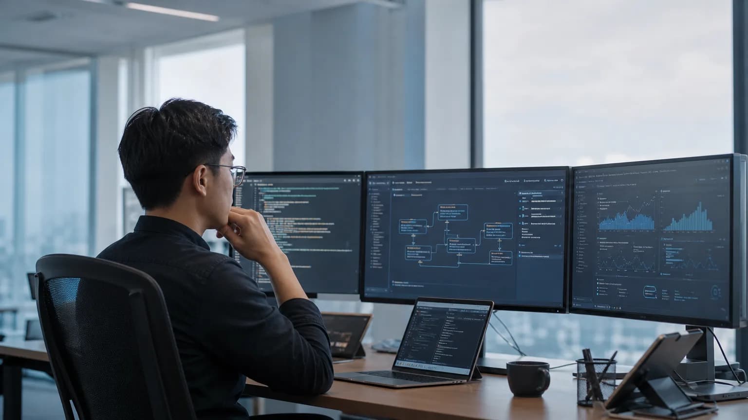 Illustration generated by AI: Editorial image for AWS Turns Its Own Support Desk Into an AI Agent Built on Bedrock AgentCore