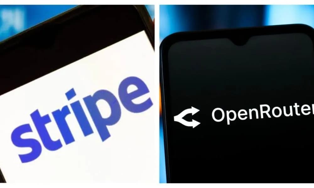 Illustration generated by AI: Editorial image for Stripe buys AI gateway OpenRouter for more than $7 billion