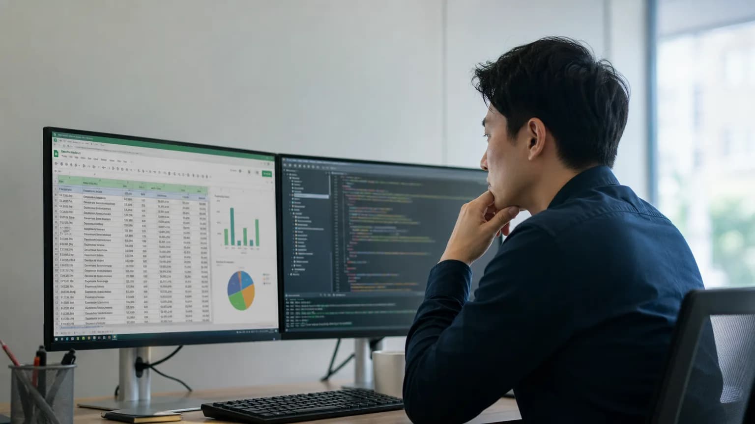 Illustration generated by AI: Editorial image for SheetMind's Three-Agent System Pushes Spreadsheet Automation Past 50% Accuracy