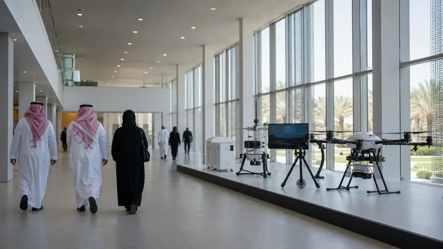Illustration generated by AI: Editorial image for Riyadh Launches Digital Innovation District to Court Tech Talent