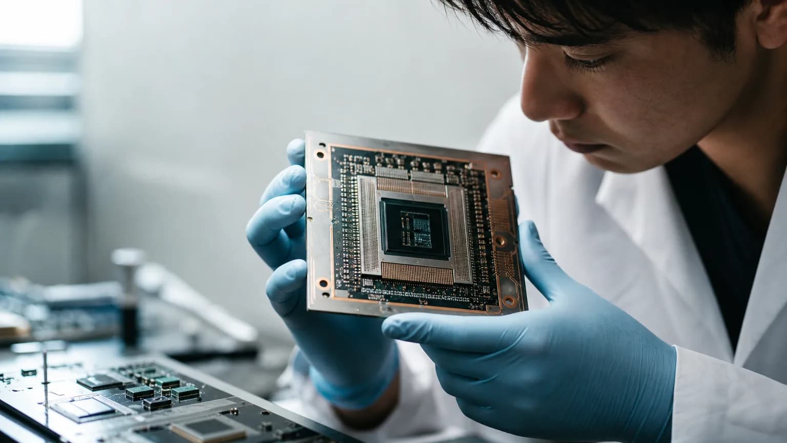 Illustration generated by AI: Editorial image for Google Is Reportedly Baking Gemini's Architecture Directly Into Silicon With 'Frozen v2'