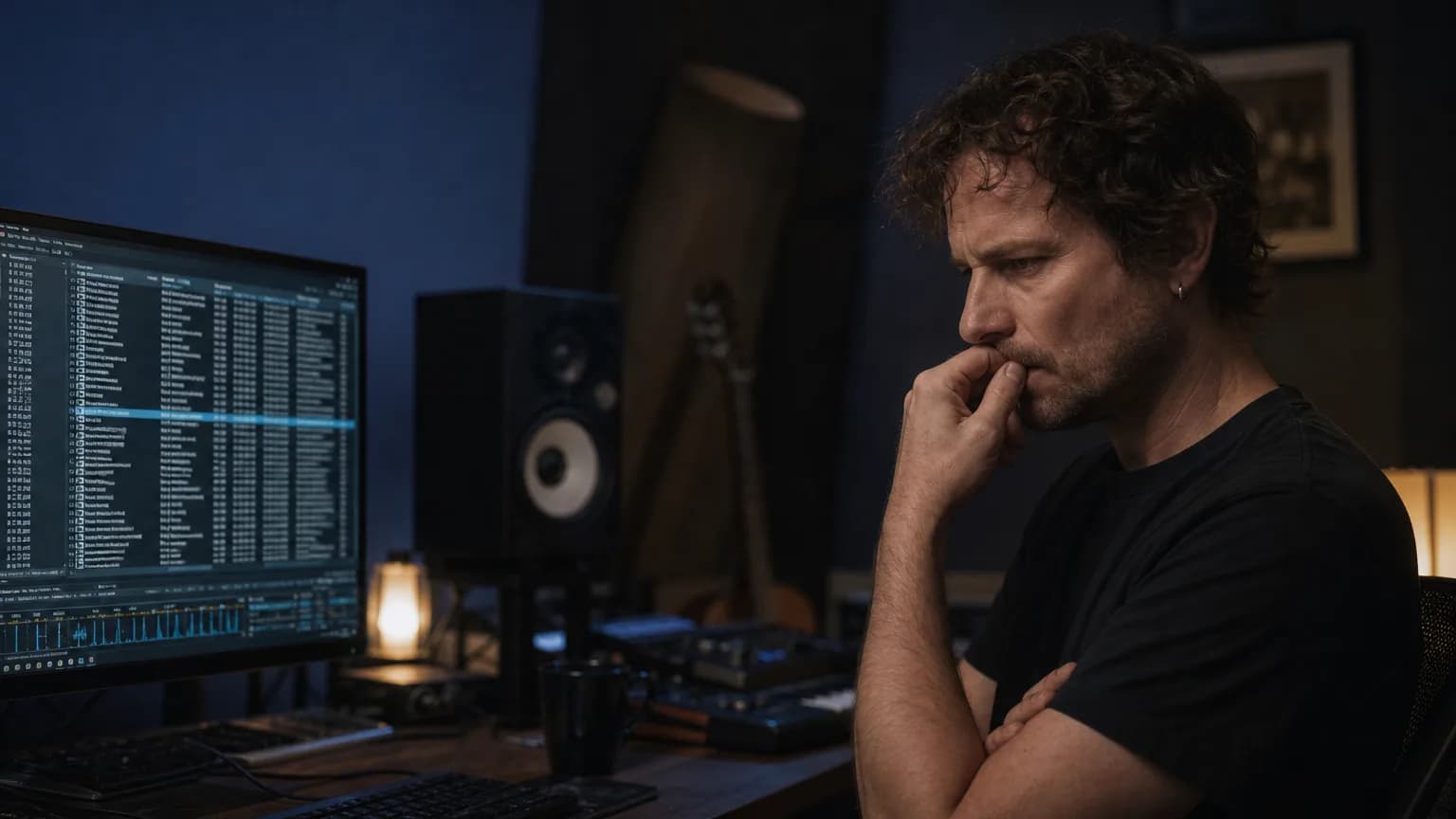 Illustration generated by AI: Editorial image for Millions of Songs Scraped Without Consent: Australian Artists Find Their Entire Catalogues in AI Training Datasets