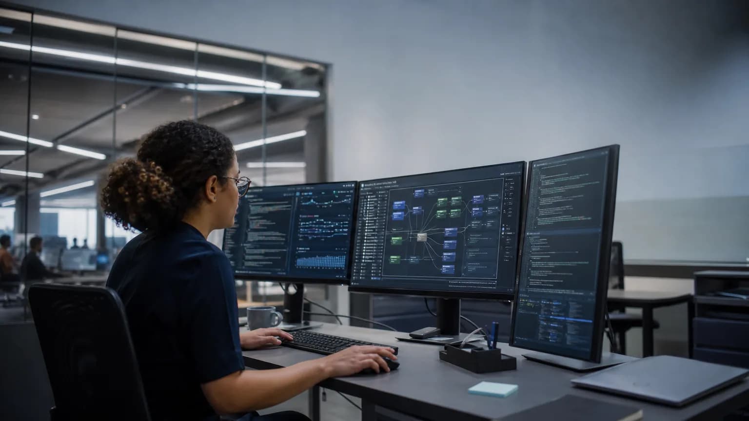 Illustration generated by AI: Editorial image for Microsoft's Record 570-Bug Patch Tuesday Doubles as an AI Sales Pitch