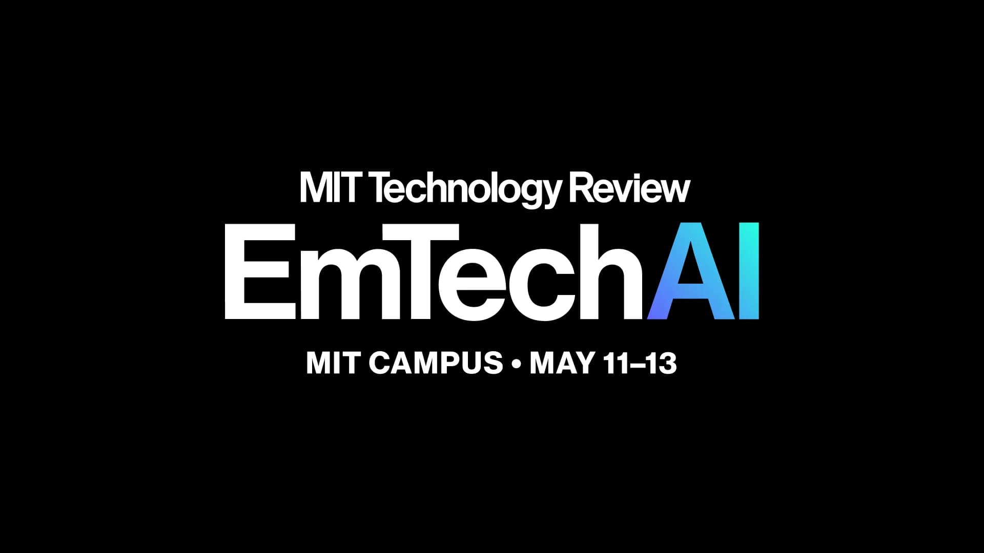 Editorial image for MIT Technology Review's EmTech AI Returns to Cambridge in May 2027