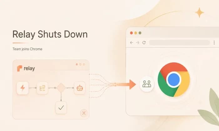Editorial image for Relay shuts down as its founder returns to Google's Chrome team