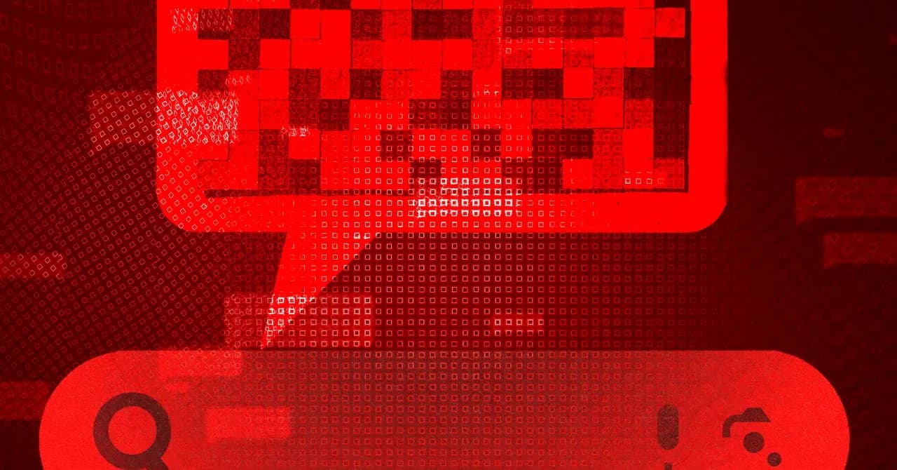 Illustration generated by AI: Editorial image for Private Claude Chats Turned Up on Google and Bing, Repeating ChatGPT's 2025 Mistake