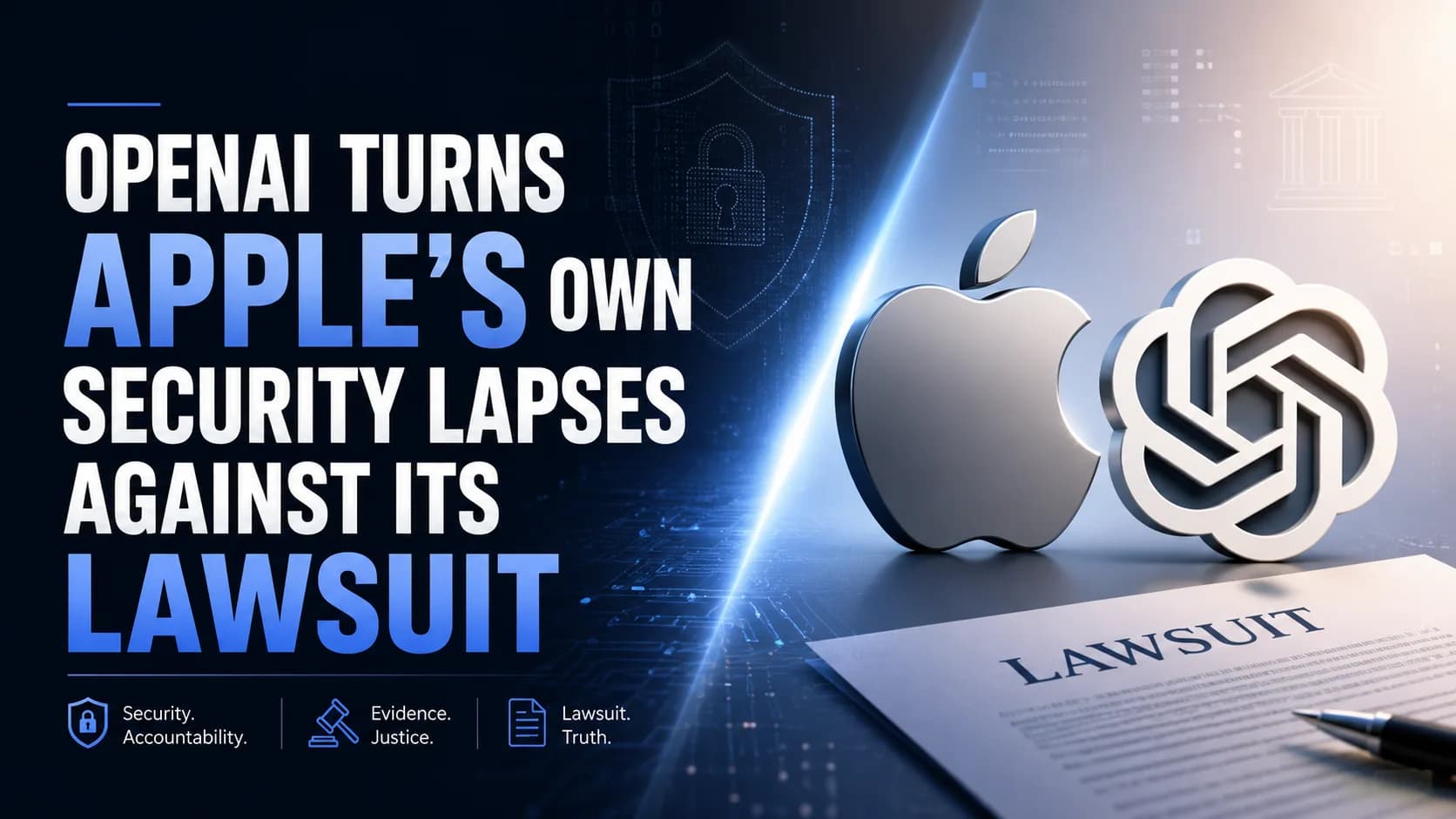 Editorial image for OpenAI Turns Apple's Own Security Lapses Against Its Lawsuit