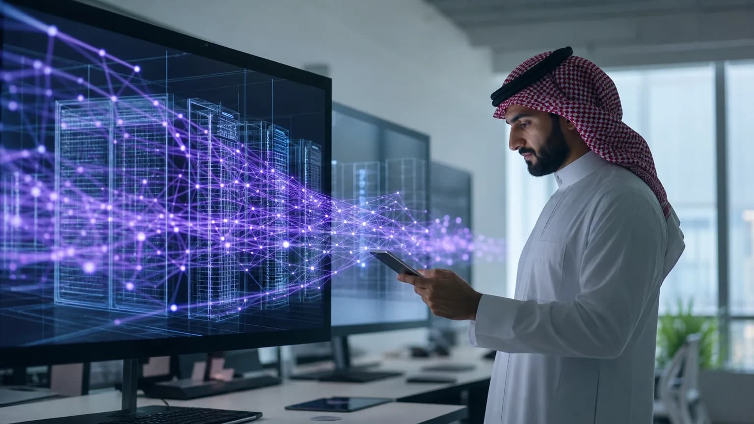 Illustration generated by AI: Editorial image for لماذا يُعلن الخبراء وفاة تقنية RAG أمام طوفان الذكاء الاصطناعي الوكيل؟