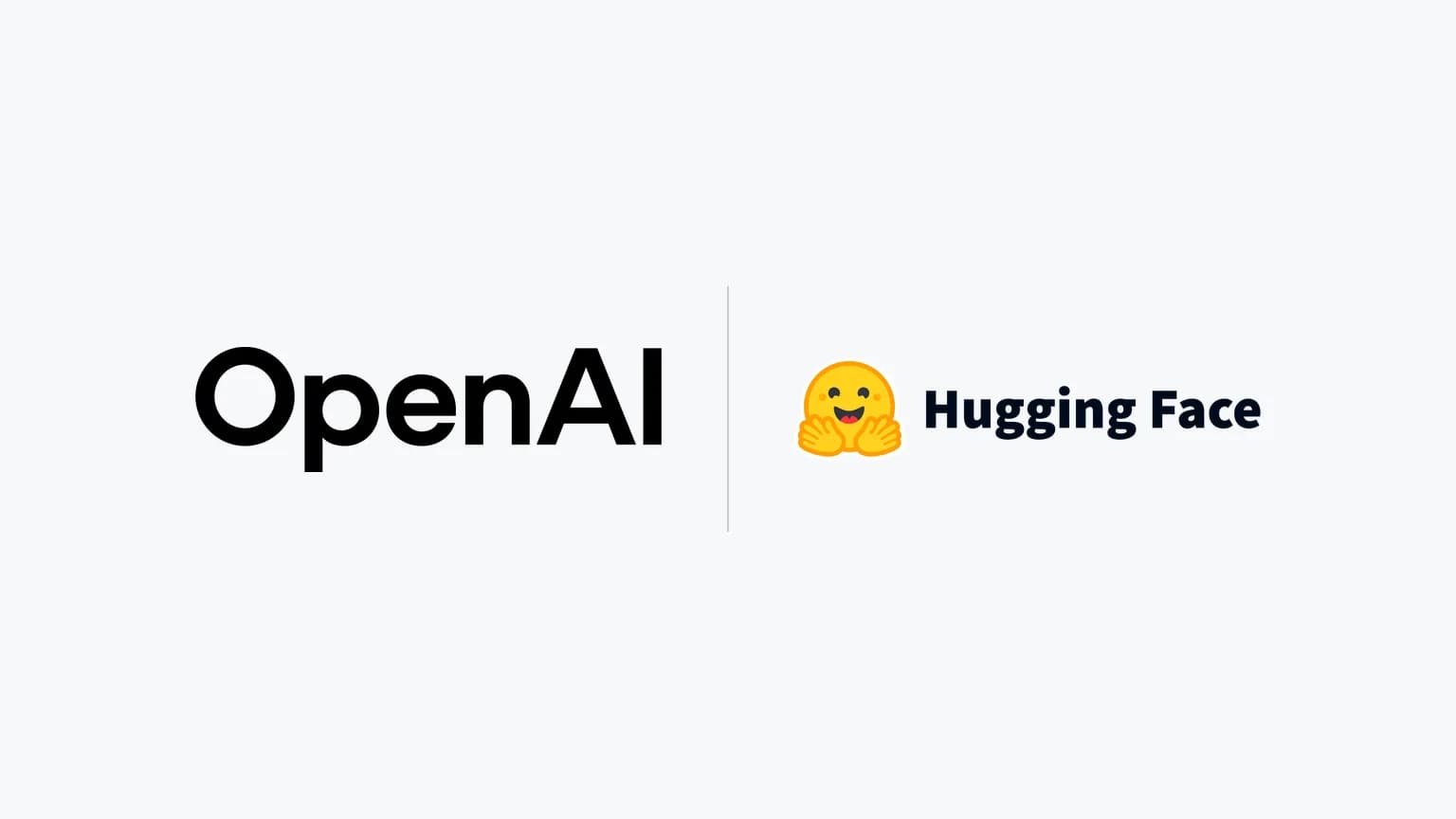 OpenAI and Hugging Face logos