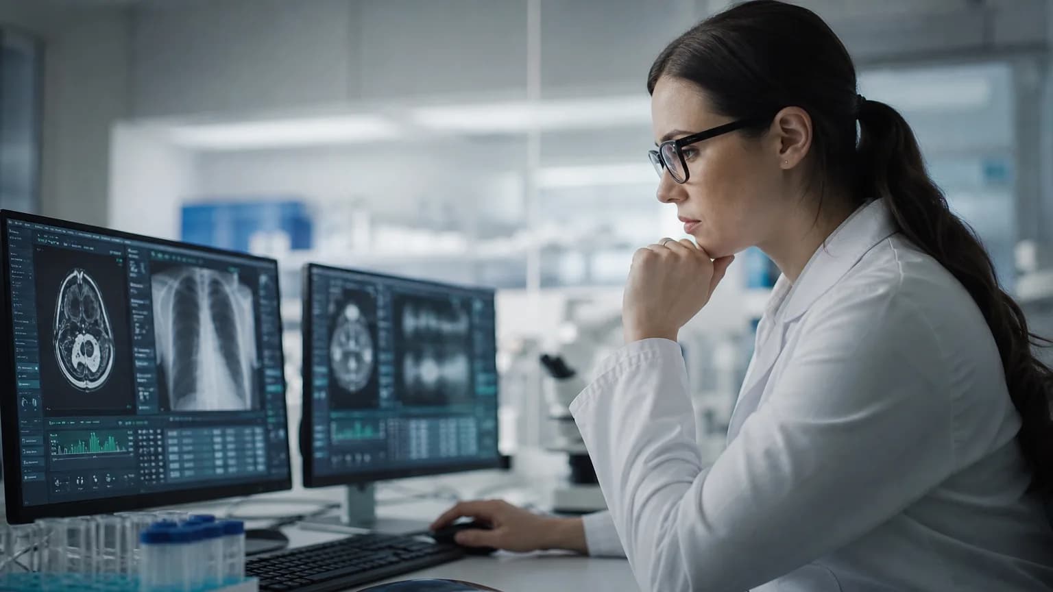Illustration generated by AI: Editorial image for No Retraining Required: TCLA Sharpens Medical Vision-Language Models on the Fly