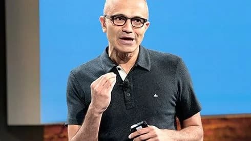 Satya Nadella Talking