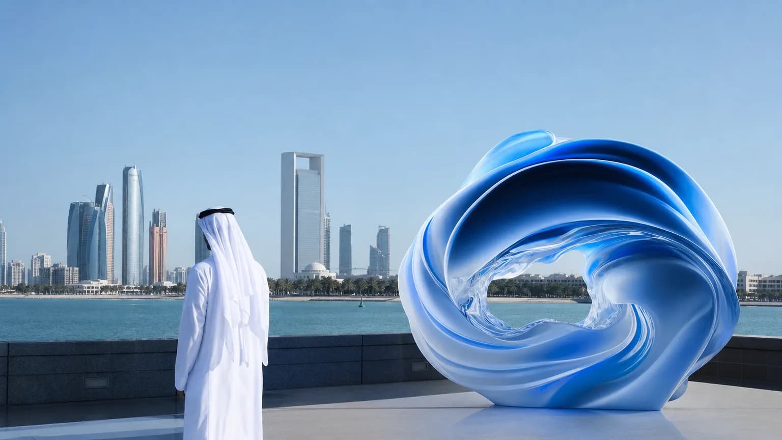 Illustration generated by AI: Editorial image for AI Everything Abu Dhabi 2026 Set for October 6-7