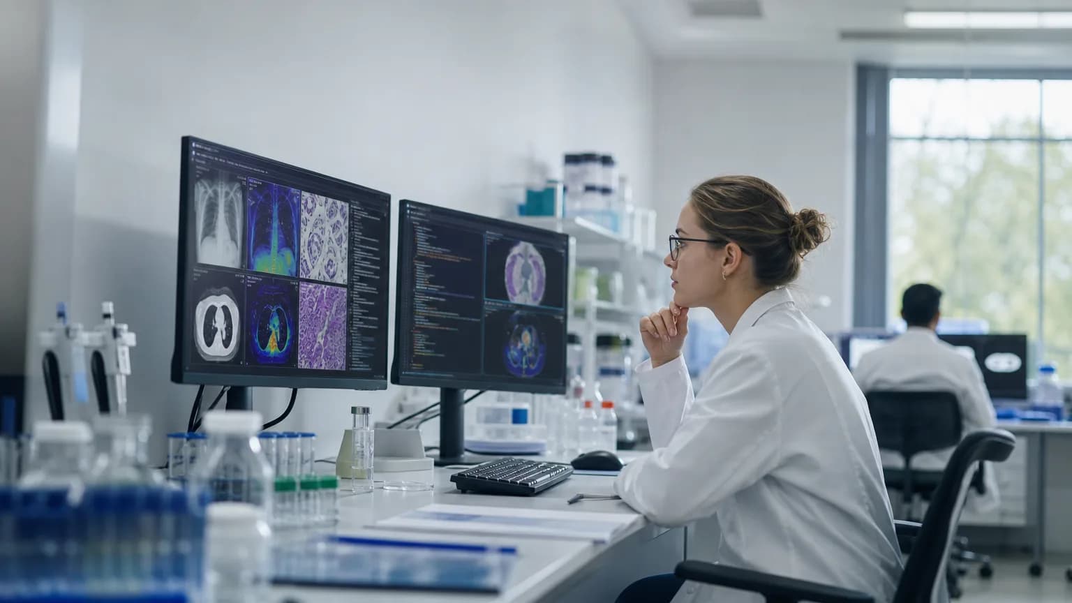 Illustration generated by AI: Editorial image for New Saliency-Guided Diffusion Framework Aims to Fix Medical Imaging's Data Scarcity Problem