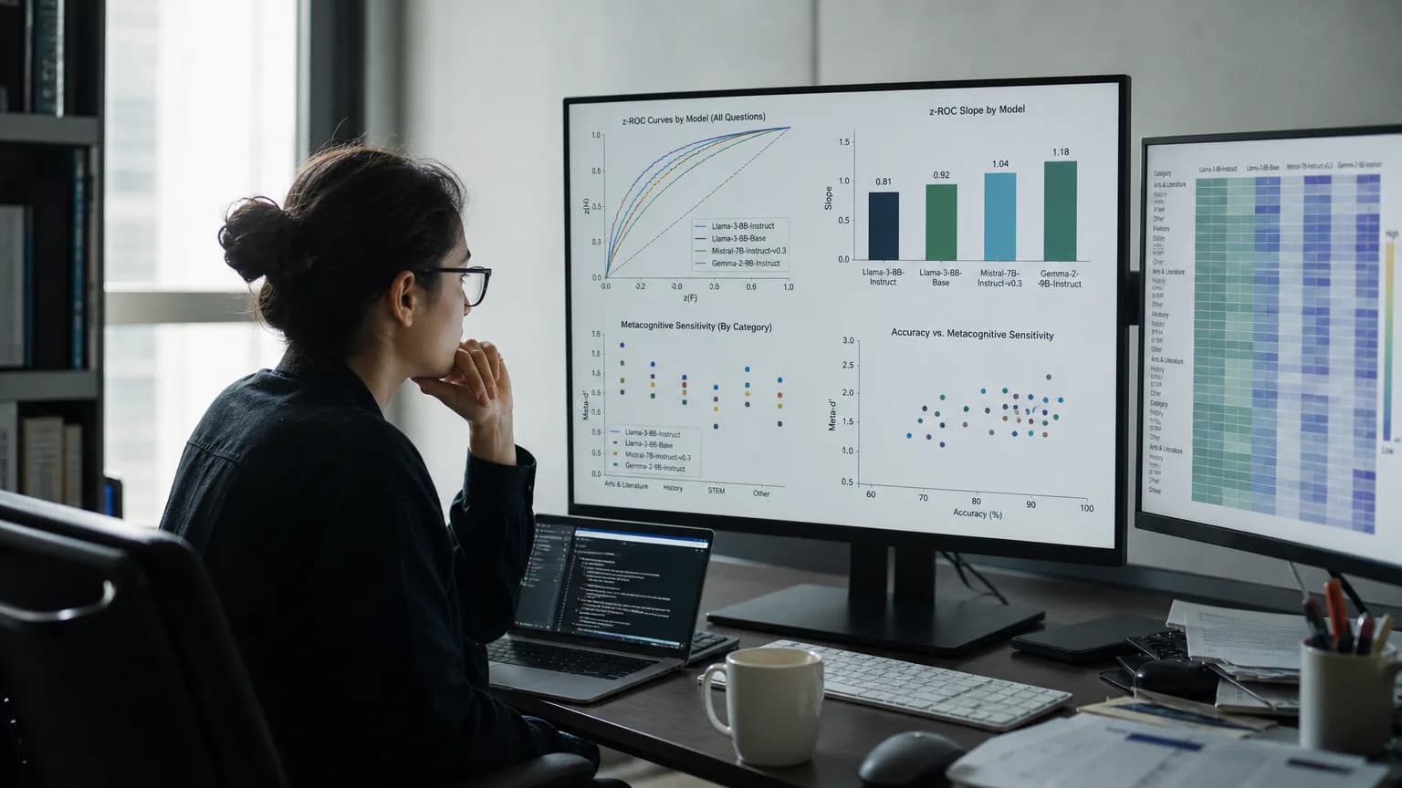 Illustration generated by AI: Editorial image for When LLMs Say "I'm Sure," Do They Actually Know? A New Study Measures the Gap