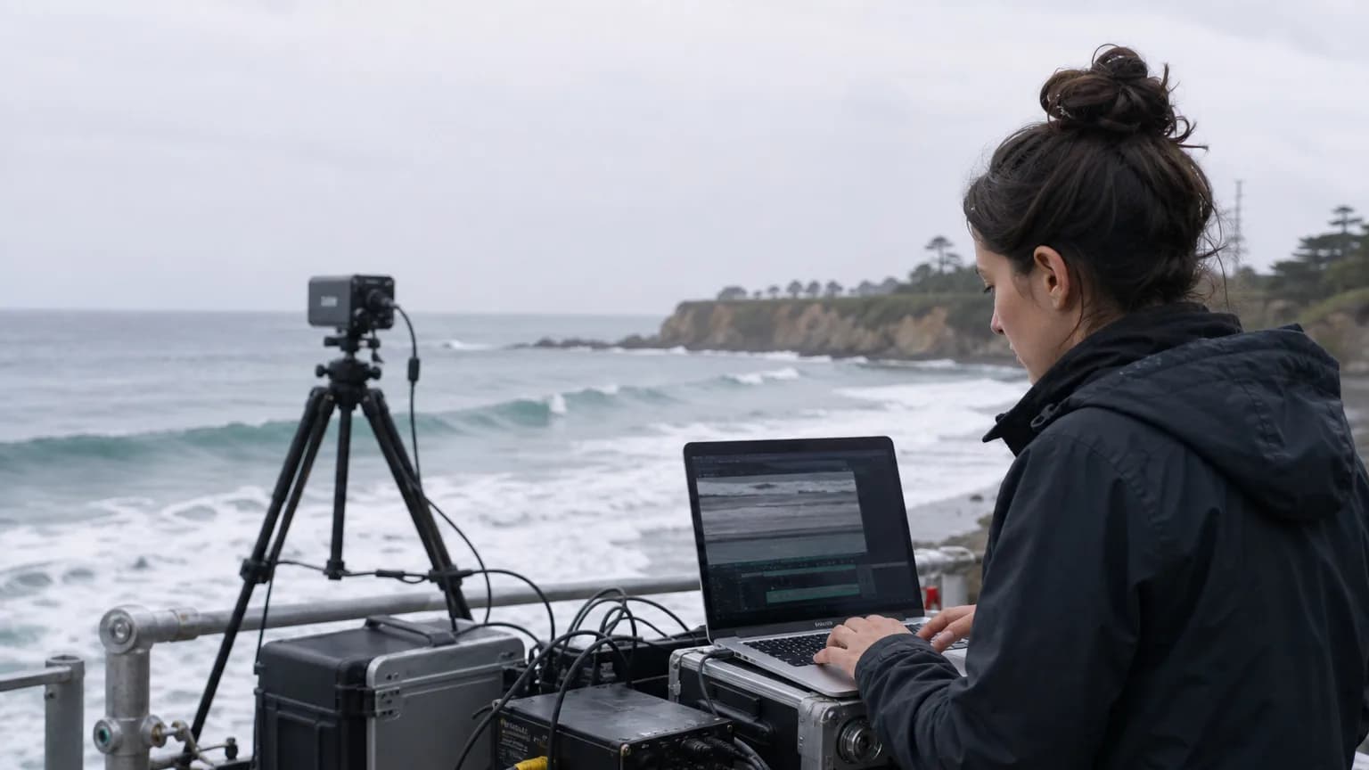 Illustration generated by AI: Editorial image for Researchers Turn V-JEPA's Video Understanding on the Ocean, With Mixed Results