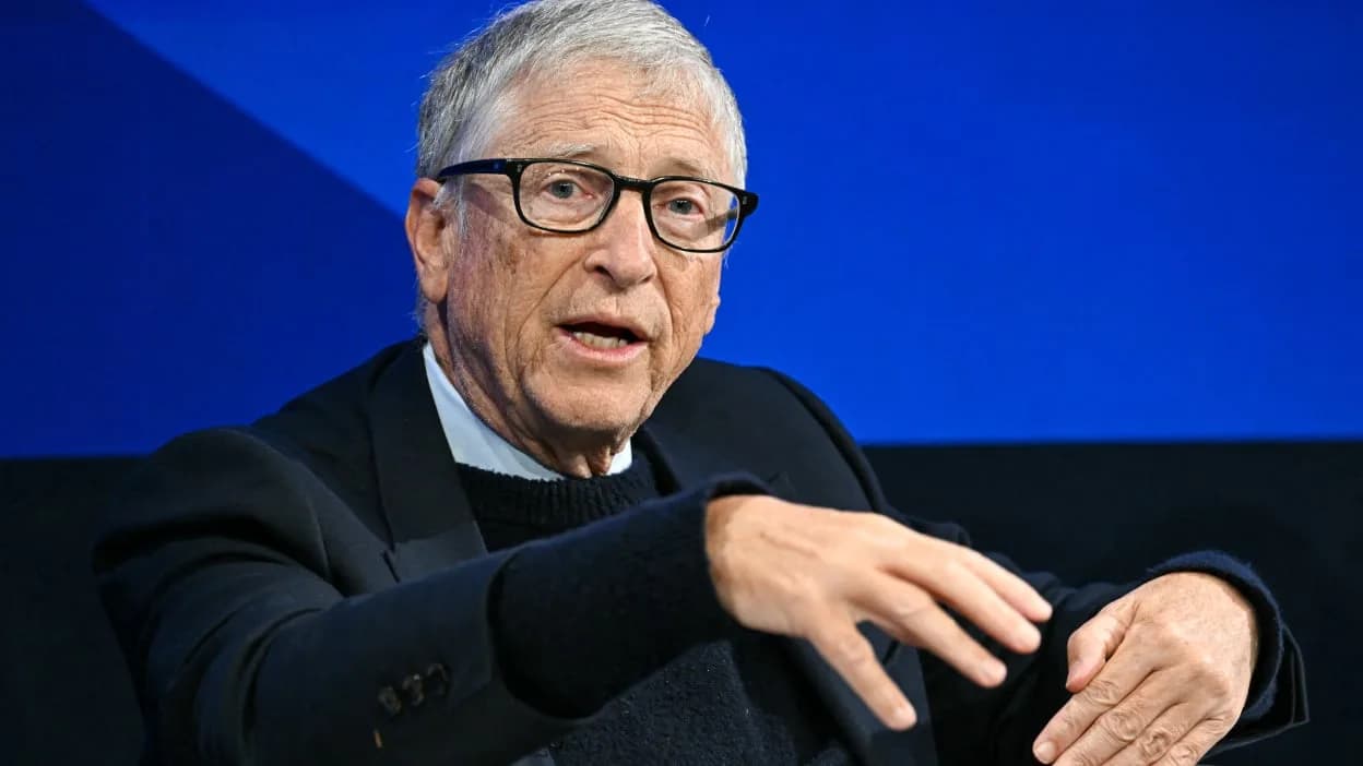Illustration generated by AI: Editorial image for Bill Gates calls for a "robot tax" and jobs reserved for humans