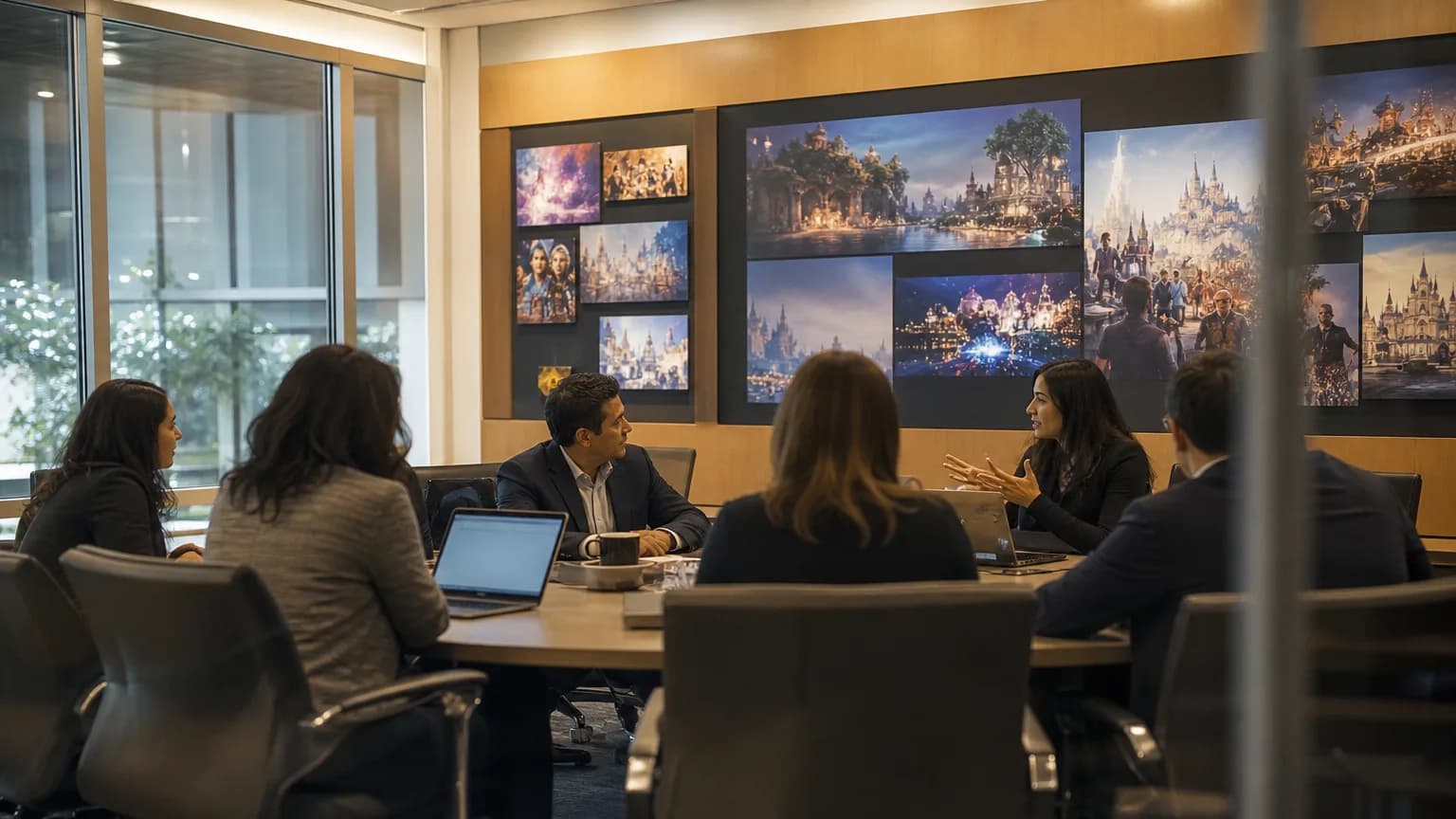 Illustration generated by AI: Editorial image for Disney offers jobs to most of Character.AI’s workforce